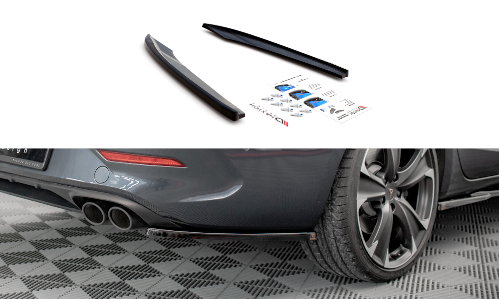 Rear side splitters cupra leon st mk1