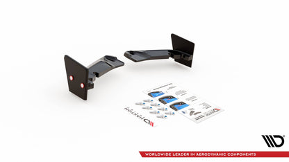 Rear side splitters + flaps v.4 toyota gr yaris mk4