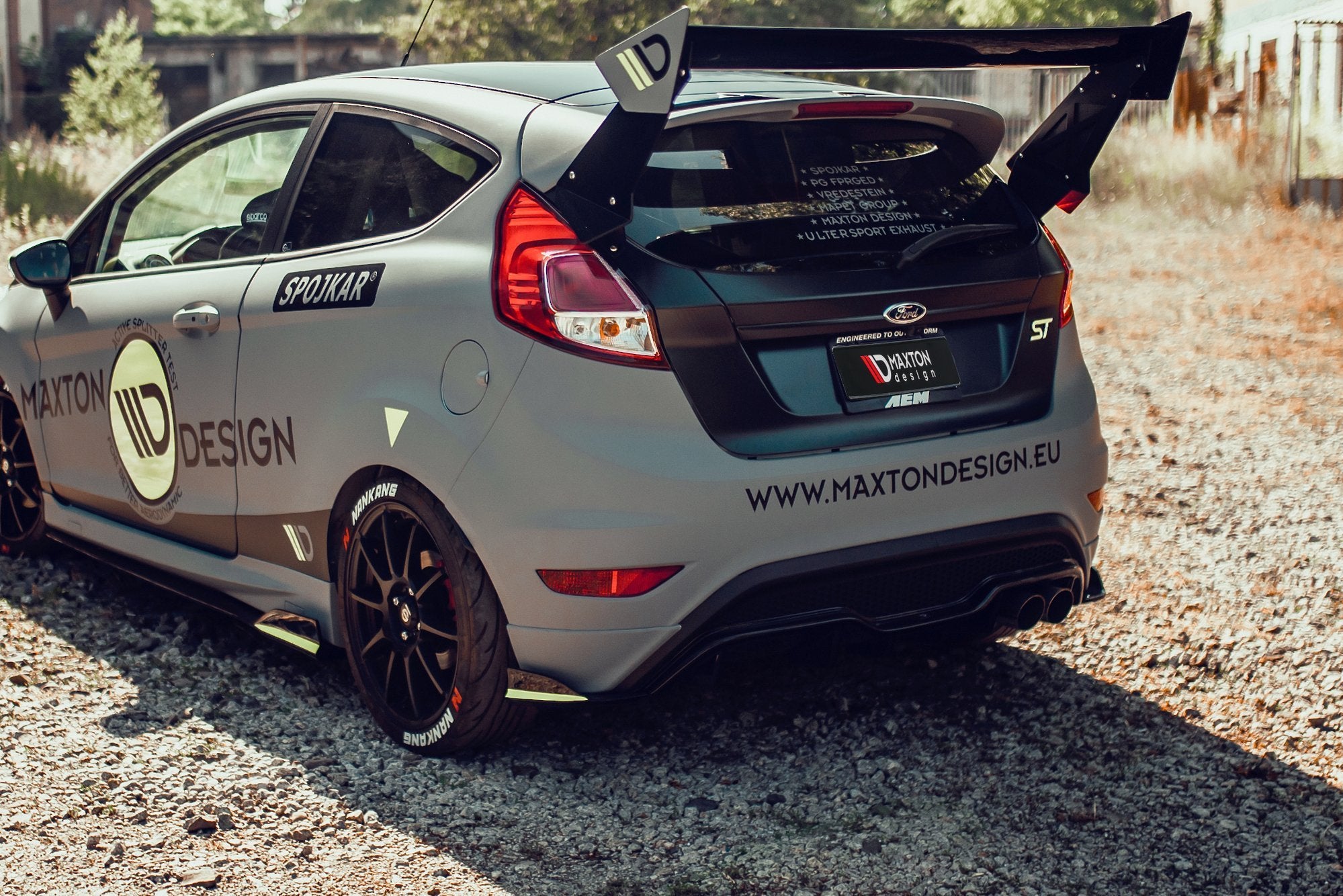Bagsiden Splitters Ford Fiesta 7 PCS ansigtsløftning