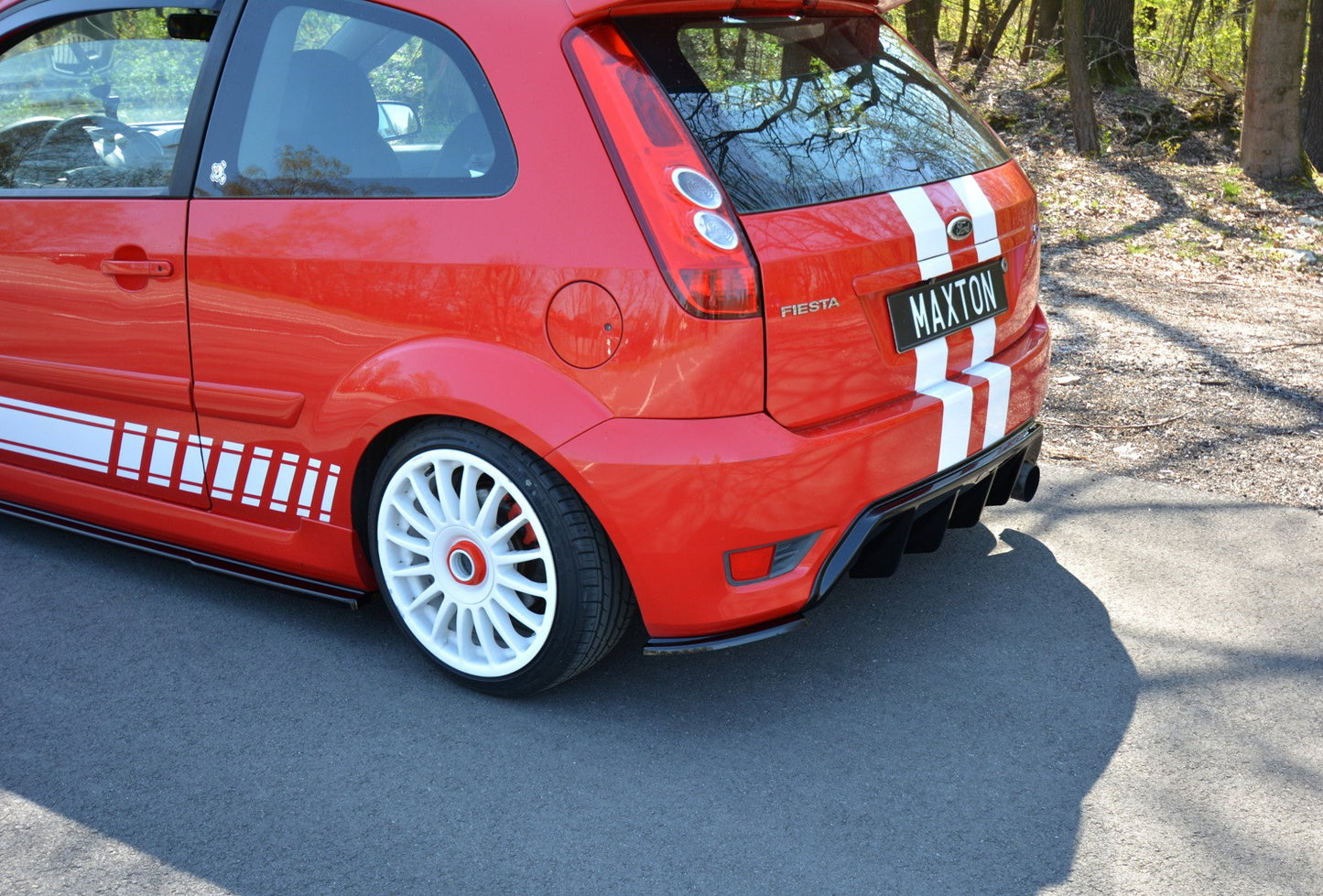 Rear Side Splitters Ford Fiesta St MK6