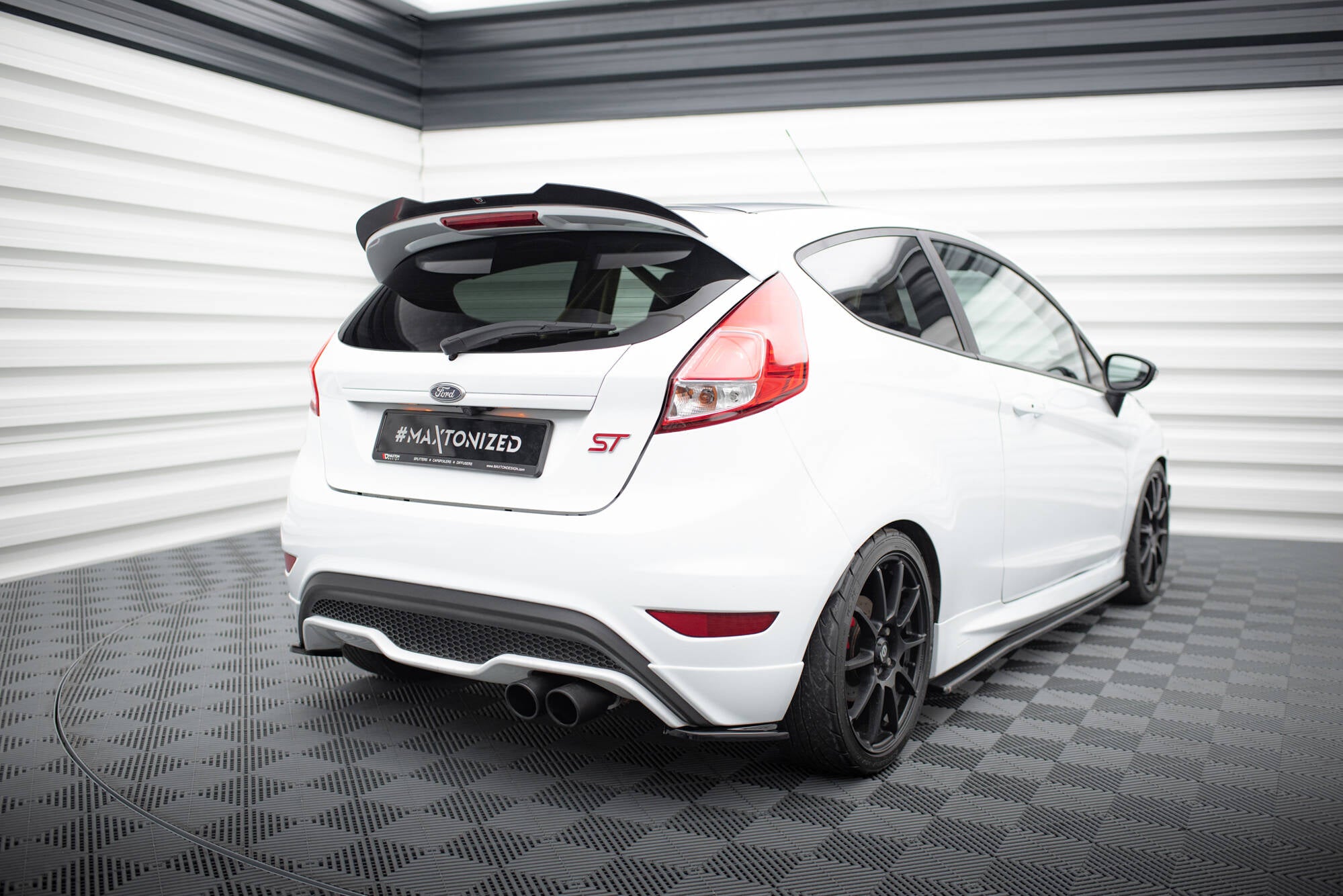 Rear side splitters ford fiesta st / st-line / zetec s mk7 fl