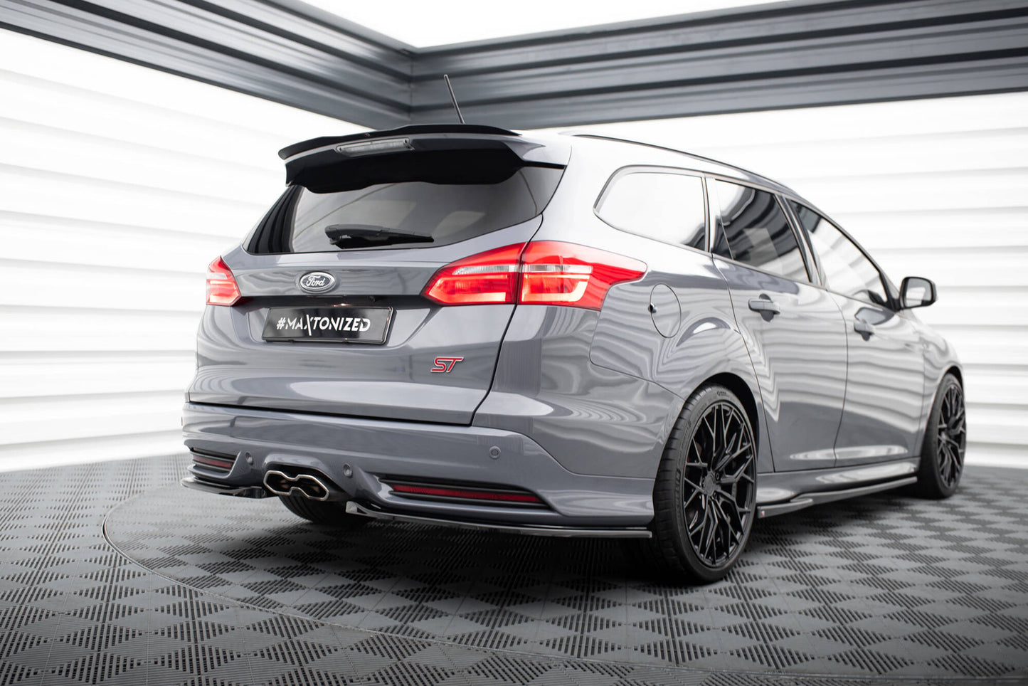 Bagsiden Splitters Ford Focus St Estate Mk3 / Mk3 ansigtsløftning