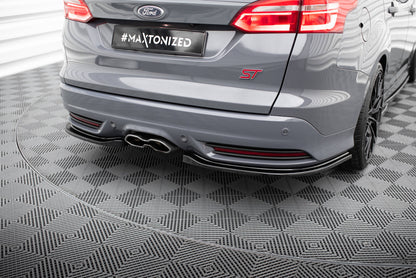 Bagsiden Splitters Ford Focus St Estate Mk3 / Mk3 ansigtsløftning