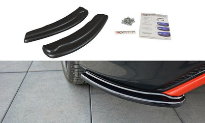 Rear side splitters ford focus st-line mk3 fl
