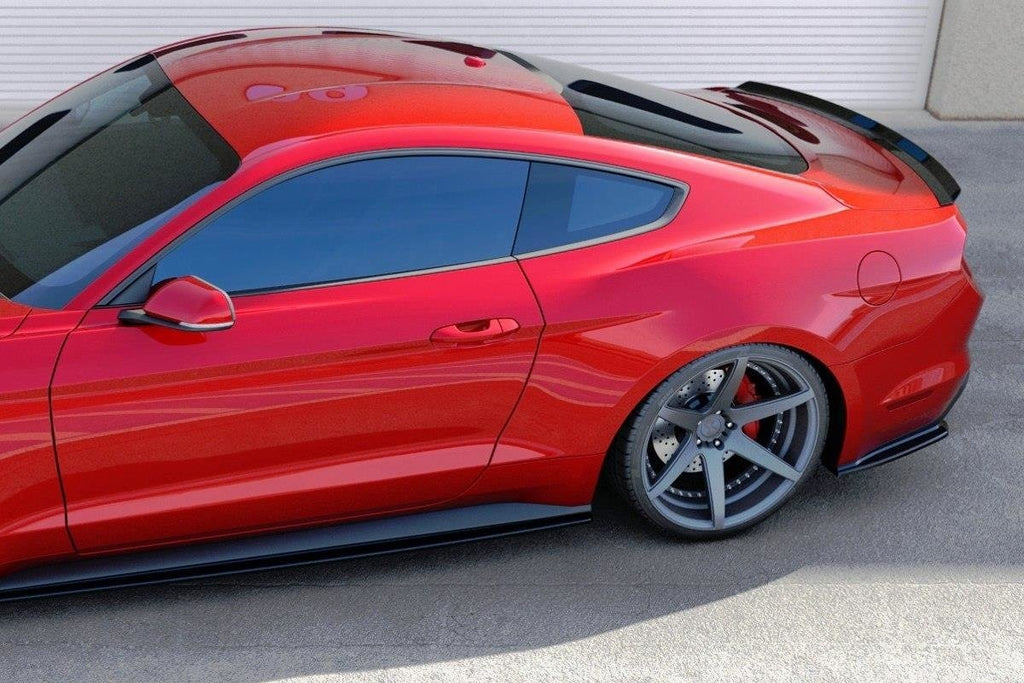 Rear side splitters ford mustang mk6