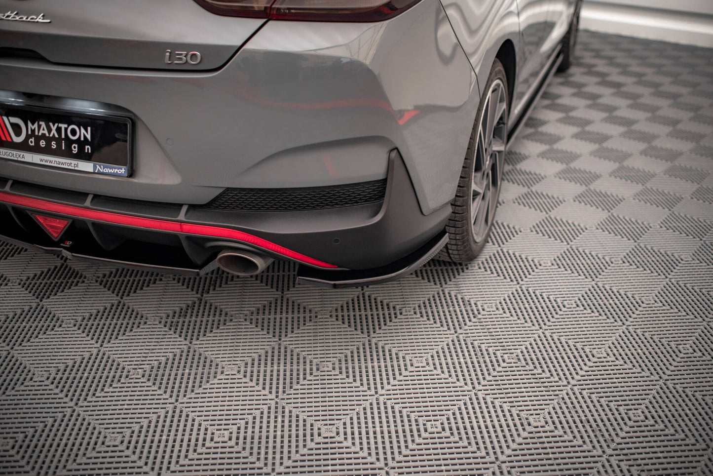 Rear side splitters hyundai i30 fastback n-line mk3 facelift