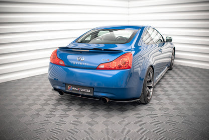 Rear side splitters infiniti g37 coupe