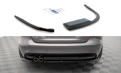 Rear side splitters jaguar xf r-sport mk2