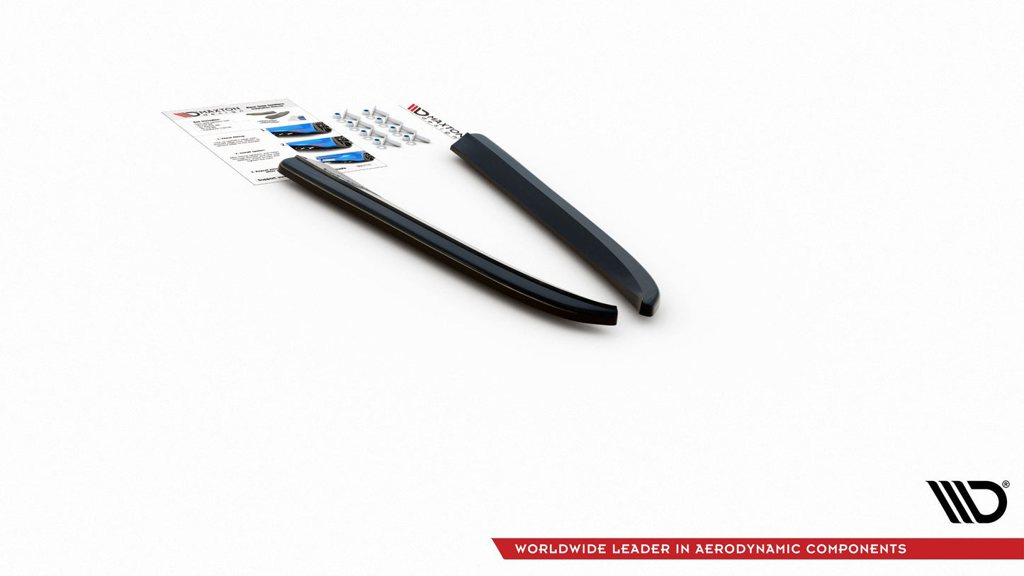 Rear side splitters jaguar xj r-sport x351 facelift