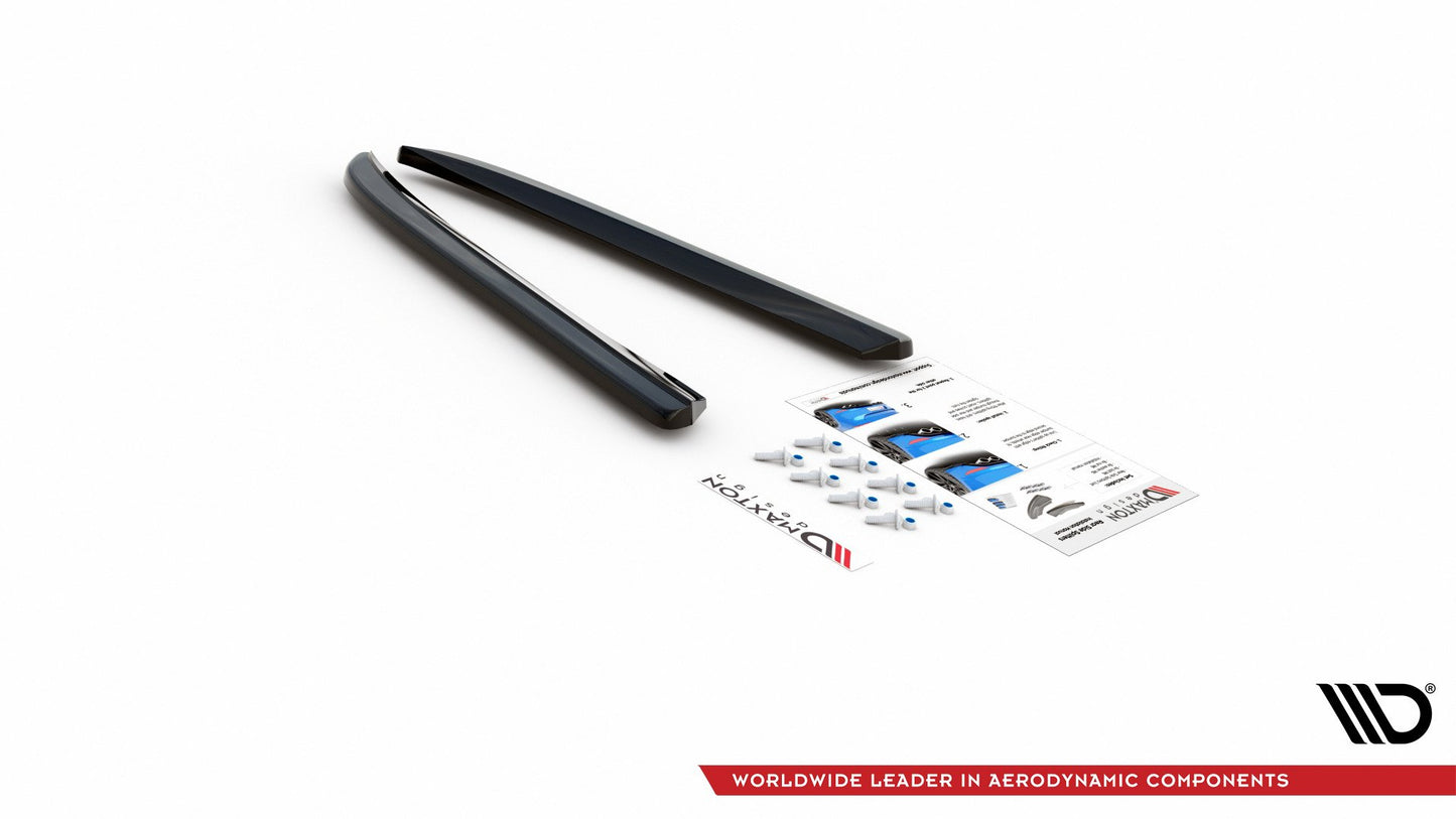 Rear side splitters jaguar xj r-sport x351 facelift