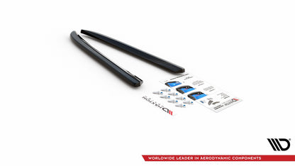 Rear side splitters jaguar xj r-sport x351 facelift