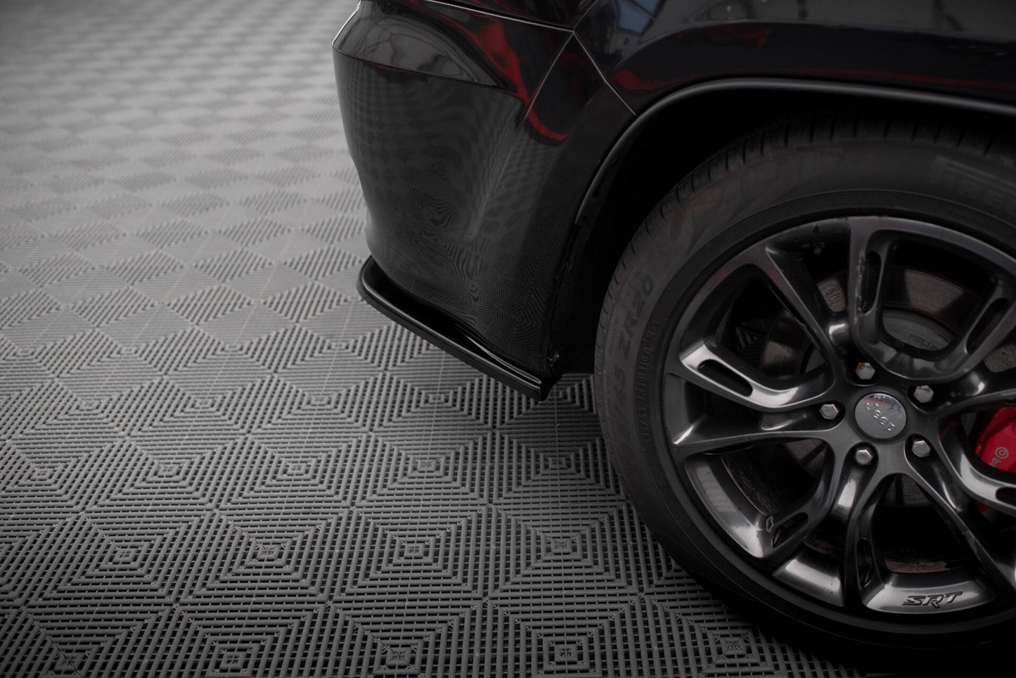 Rear side splitters jeep grand cherokee srt wk2 facelift