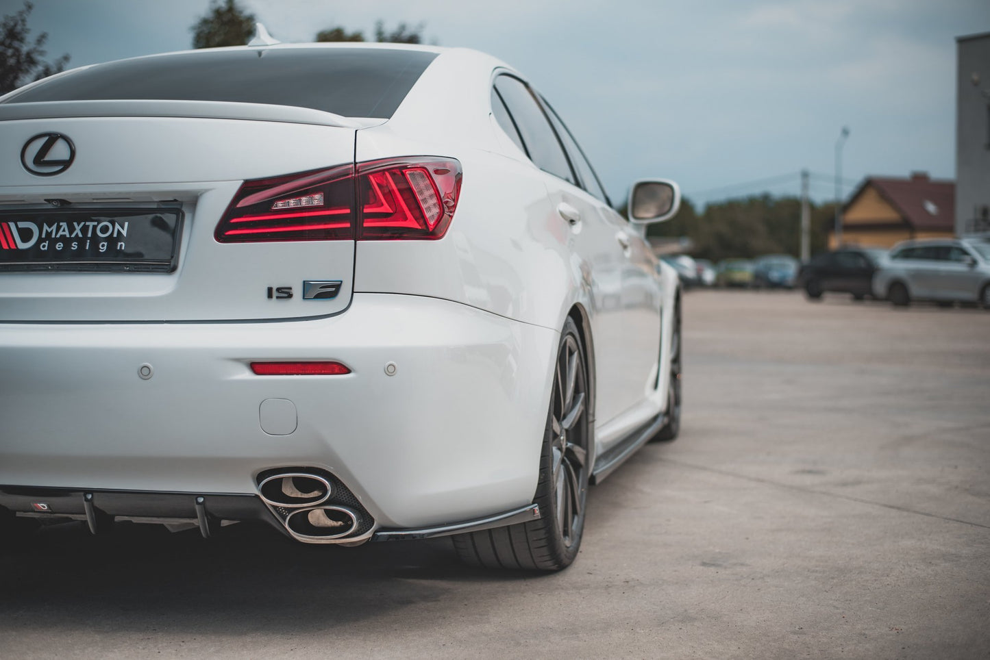 Rear side splitters lexus is f mk2