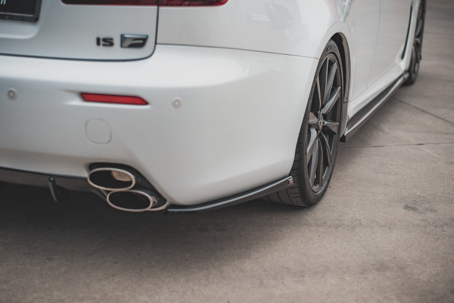 Rear side splitters lexus is f mk2