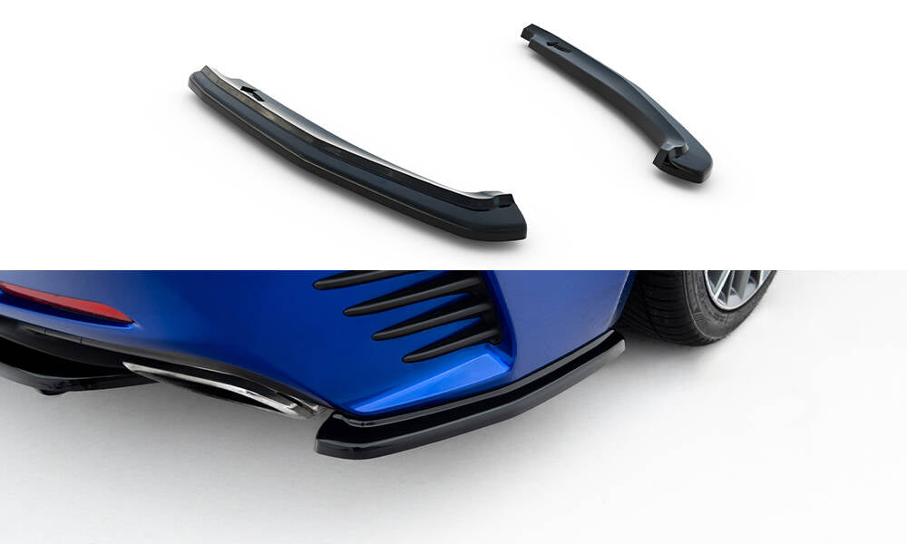 Rear side splitters lexus rc mk1