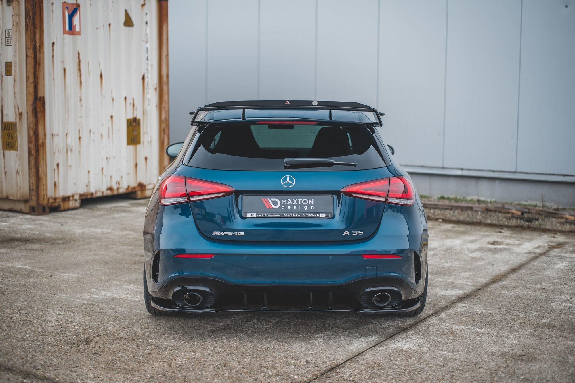Bagsiden Splitters Mercedes A35 AMG Hatchback W177