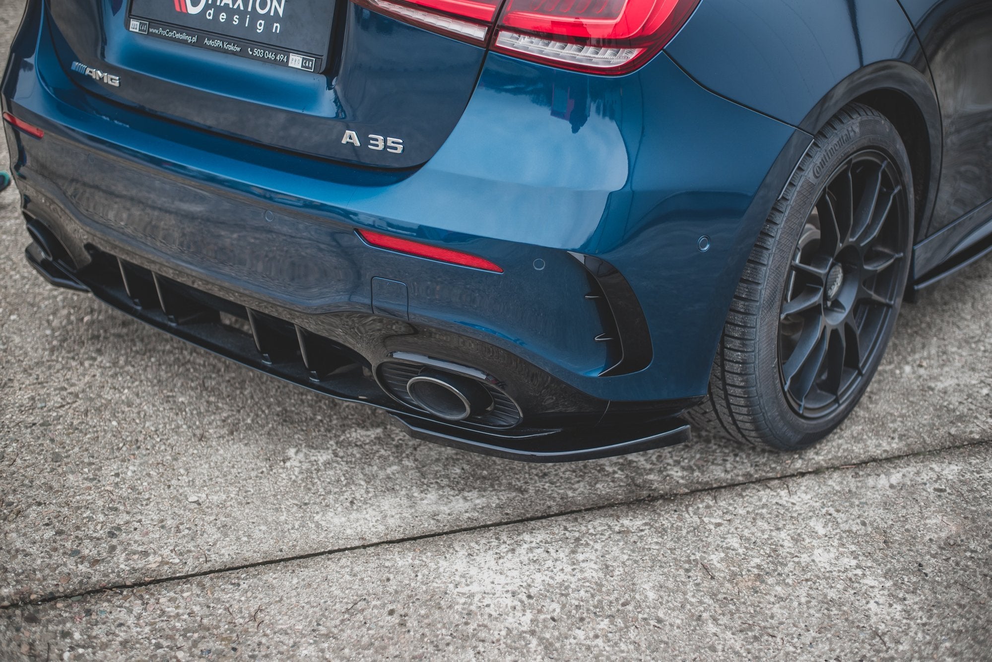 Bagsiden Splitters Mercedes A35 AMG Hatchback W177