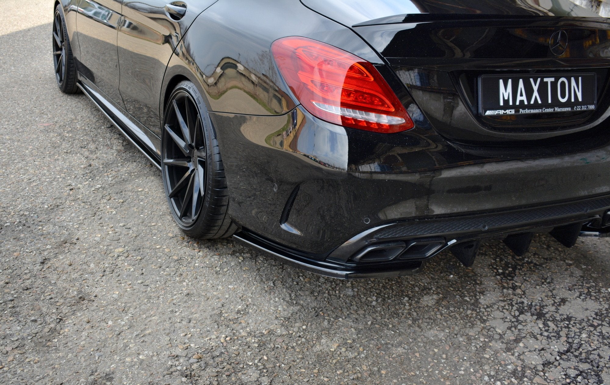 Rear side splitters mercedes-amg c 43 w205