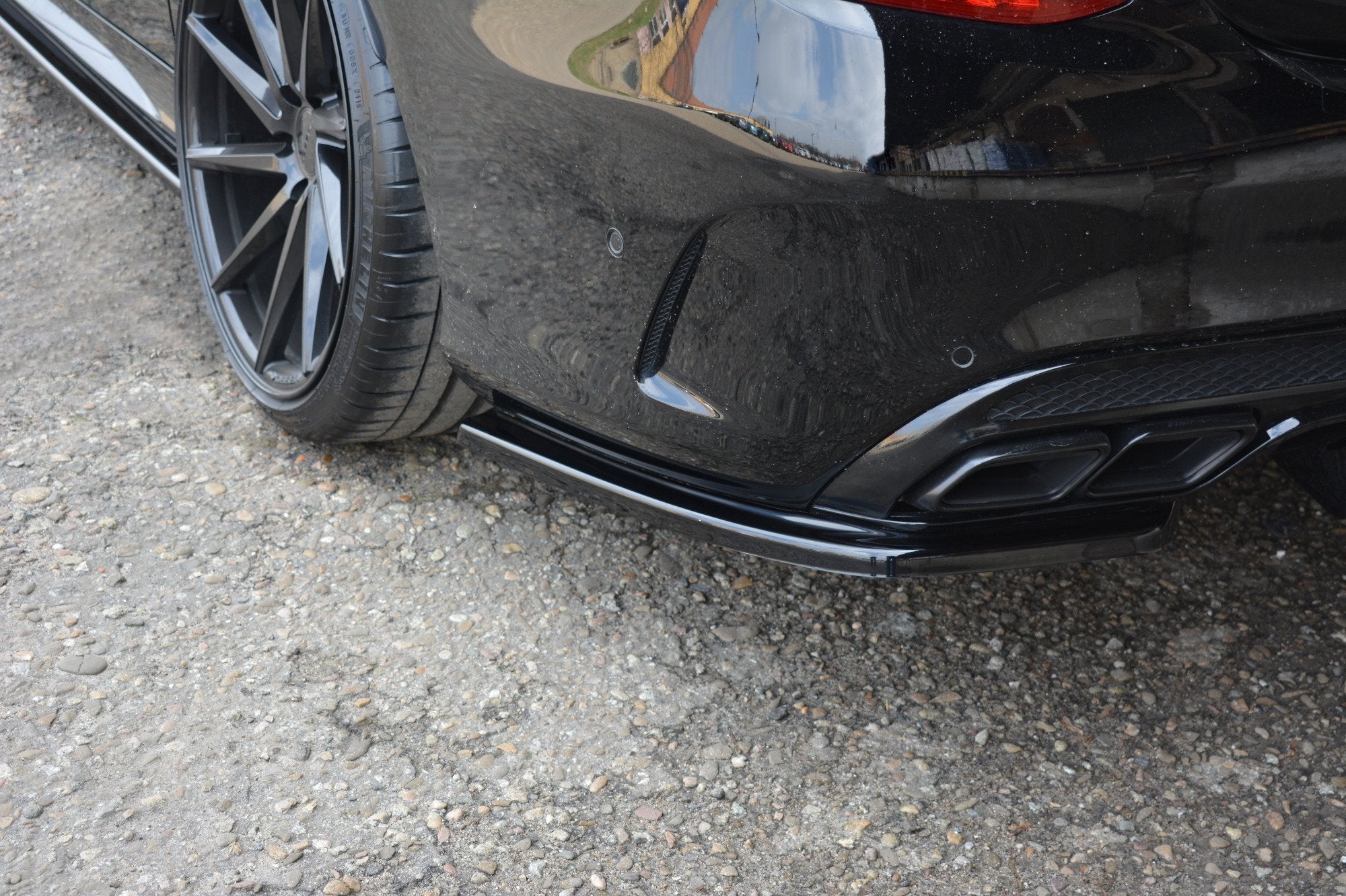Rear side splitters mercedes-amg c 43 w205