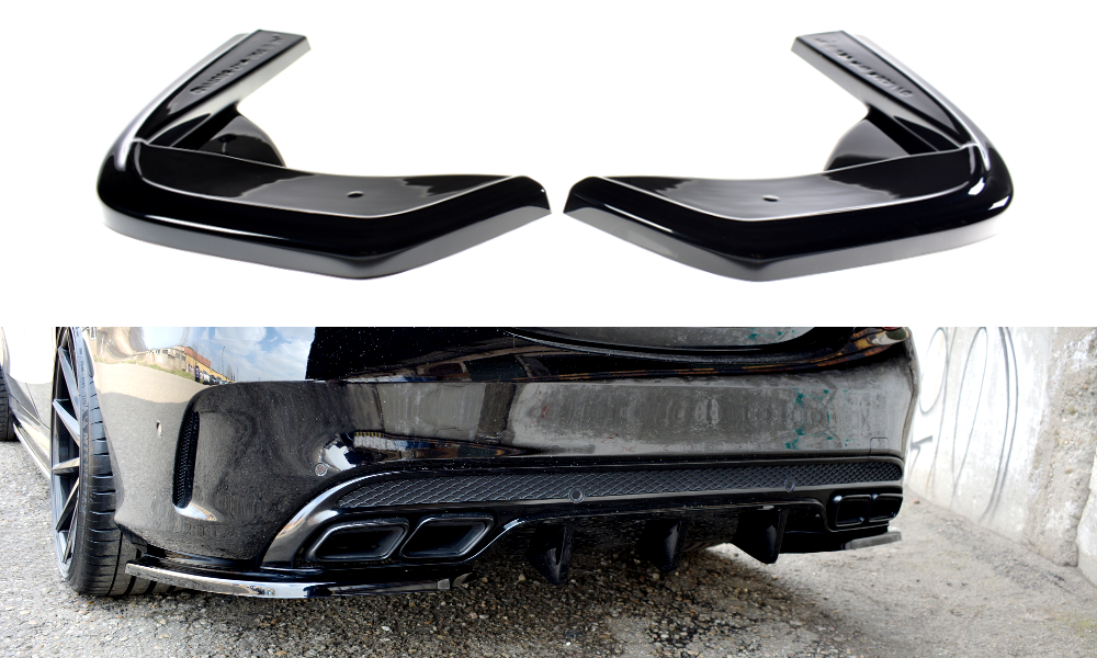 Rear side splitters mercedes-amg c 43 w205
