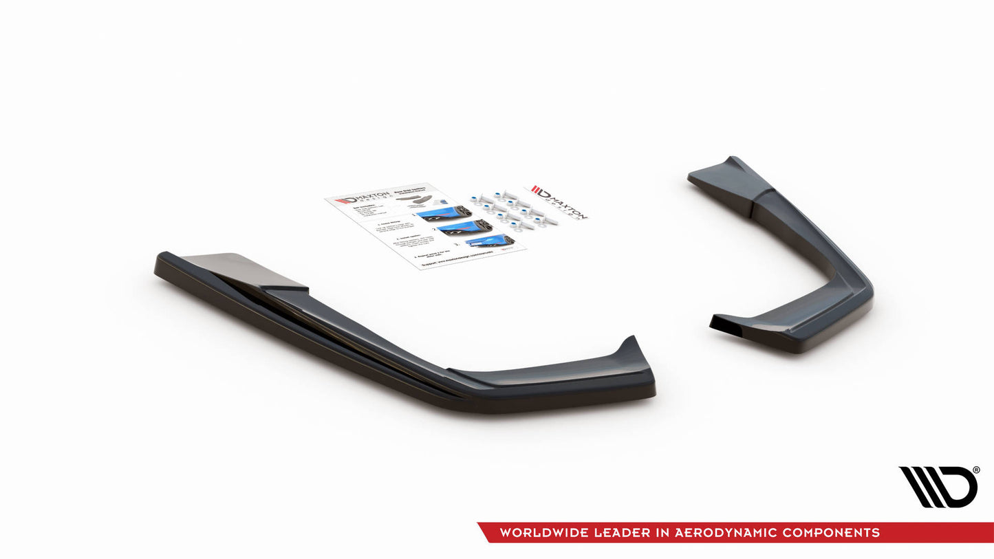 Rear side splitters mercedes-amg c 63amg coupe amg aero pack c205 facelift