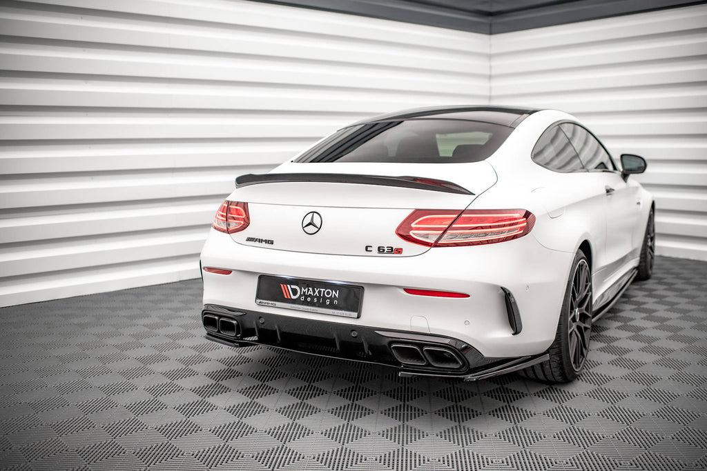 Rear side splitters mercedes-amg c 63amg coupe amg aero pack c205 facelift