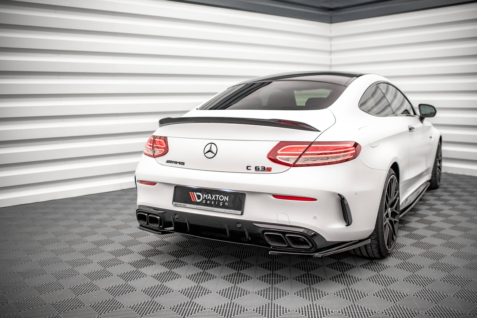 Rear side splitters mercedes-amg c 63amg coupe amg aero pack c205 facelift