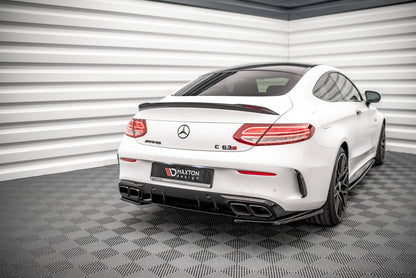 Rear side splitters mercedes-amg c 63amg coupe amg aero pack c205 facelift