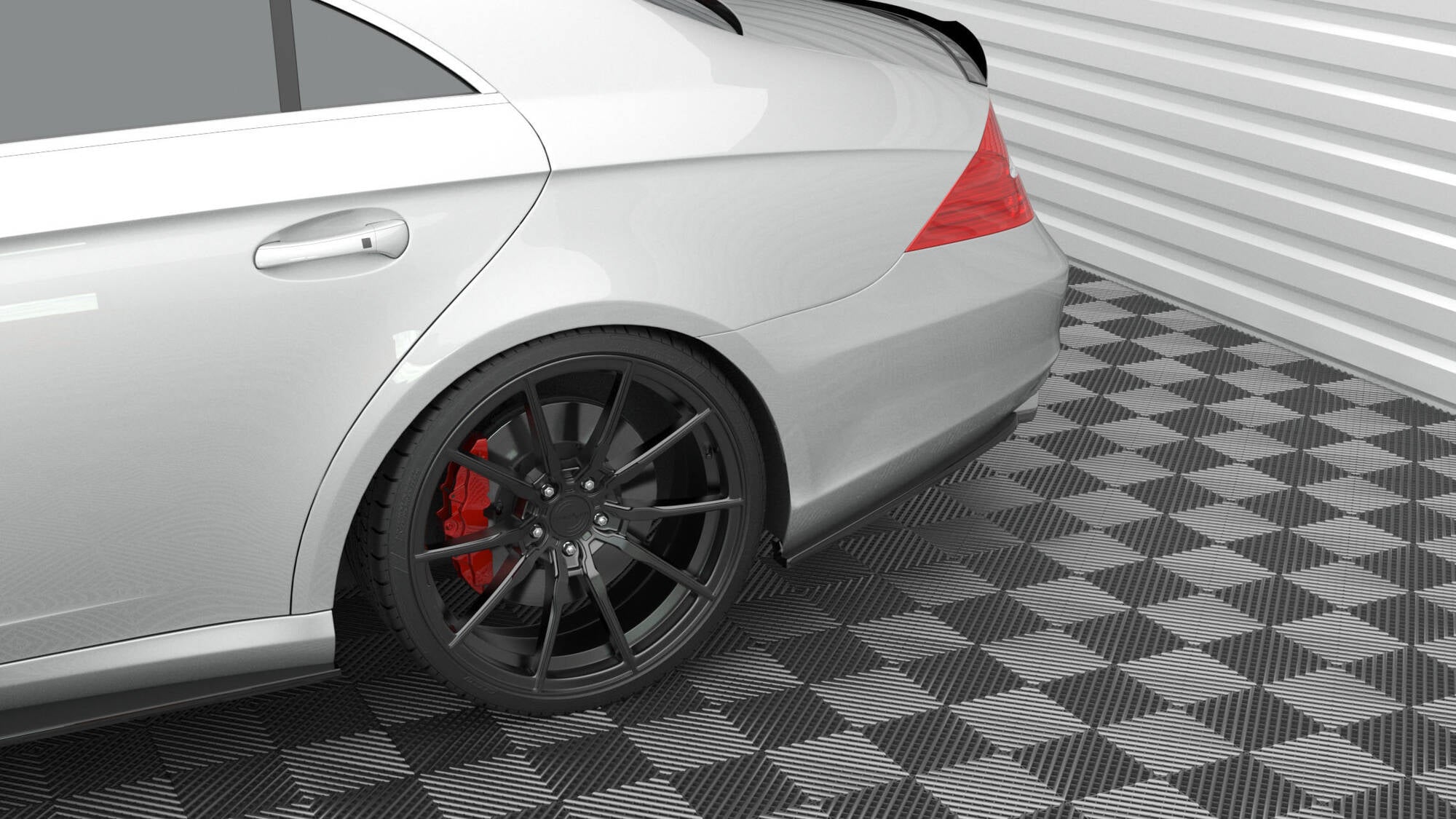 Rear side splitters mercedes-benz cls c219