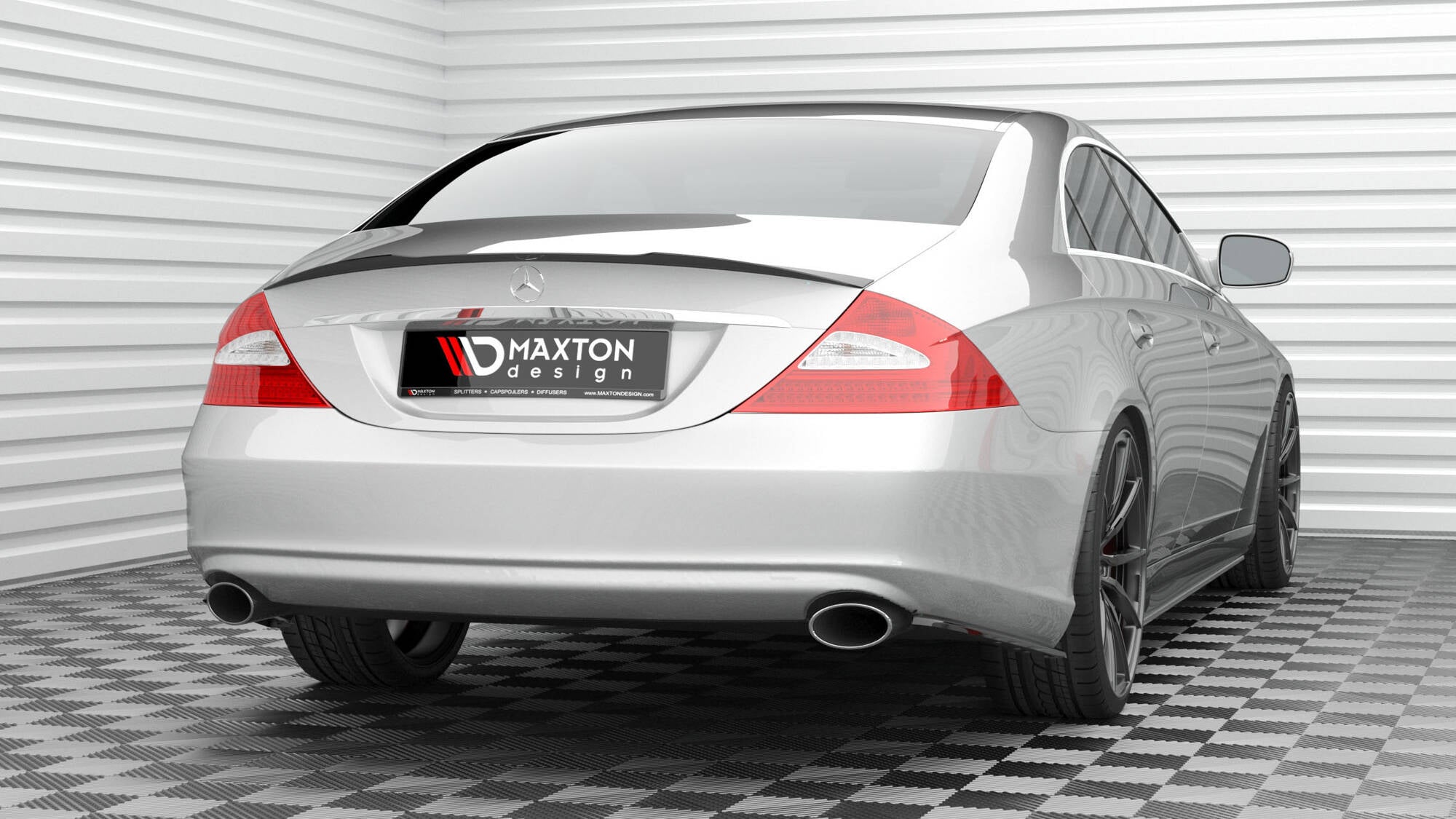 Rear side splitters mercedes-benz cls c219