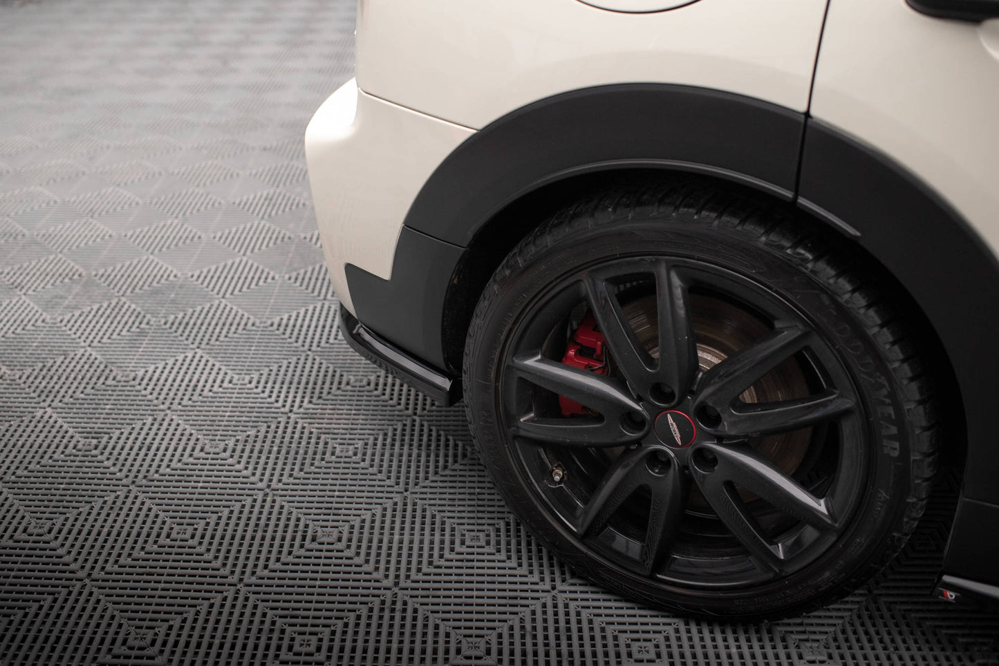 Rear side splitters mini cooper clubman john cooper works f54 facelift