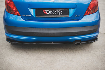 Rear side splitters peugeot 207 sport