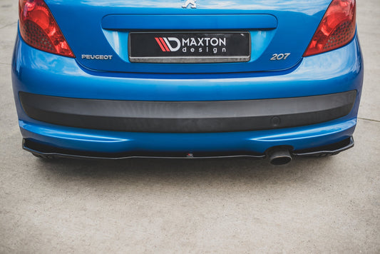 Rear side splitters peugeot 207 sport