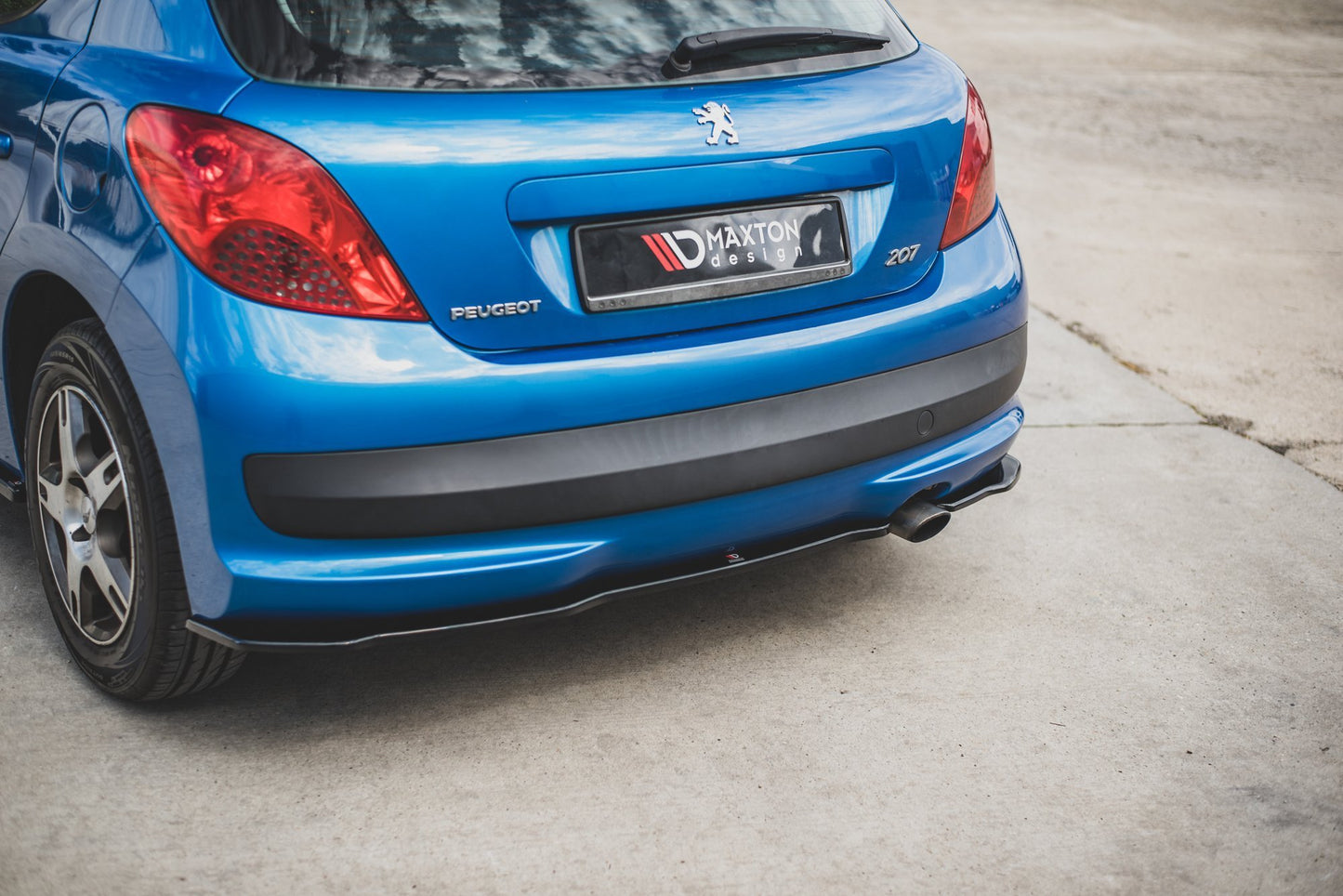 Rear side splitters peugeot 207 sport