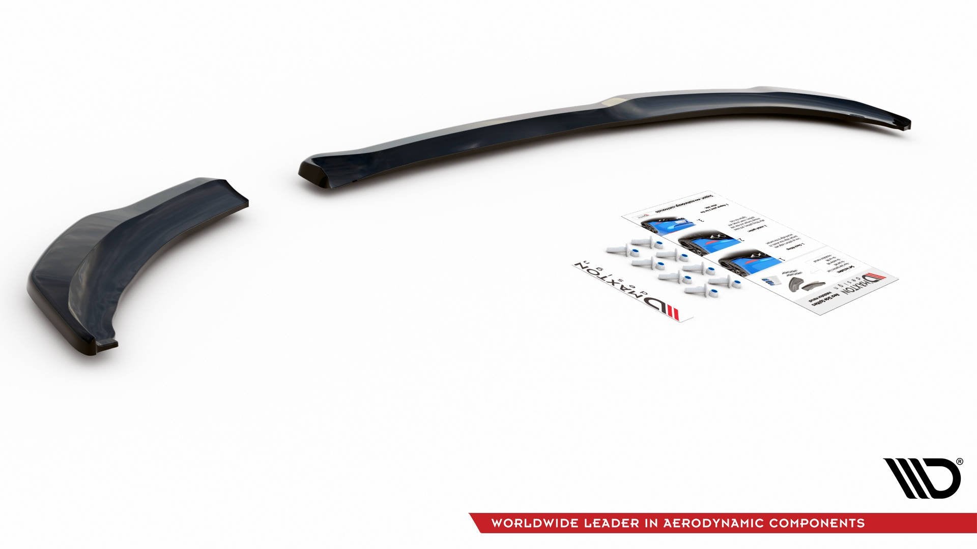 Rear side splitters peugeot 207 sport