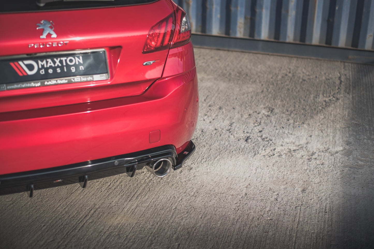 Rear side splitters peugeot 308 gt mk2 facelift