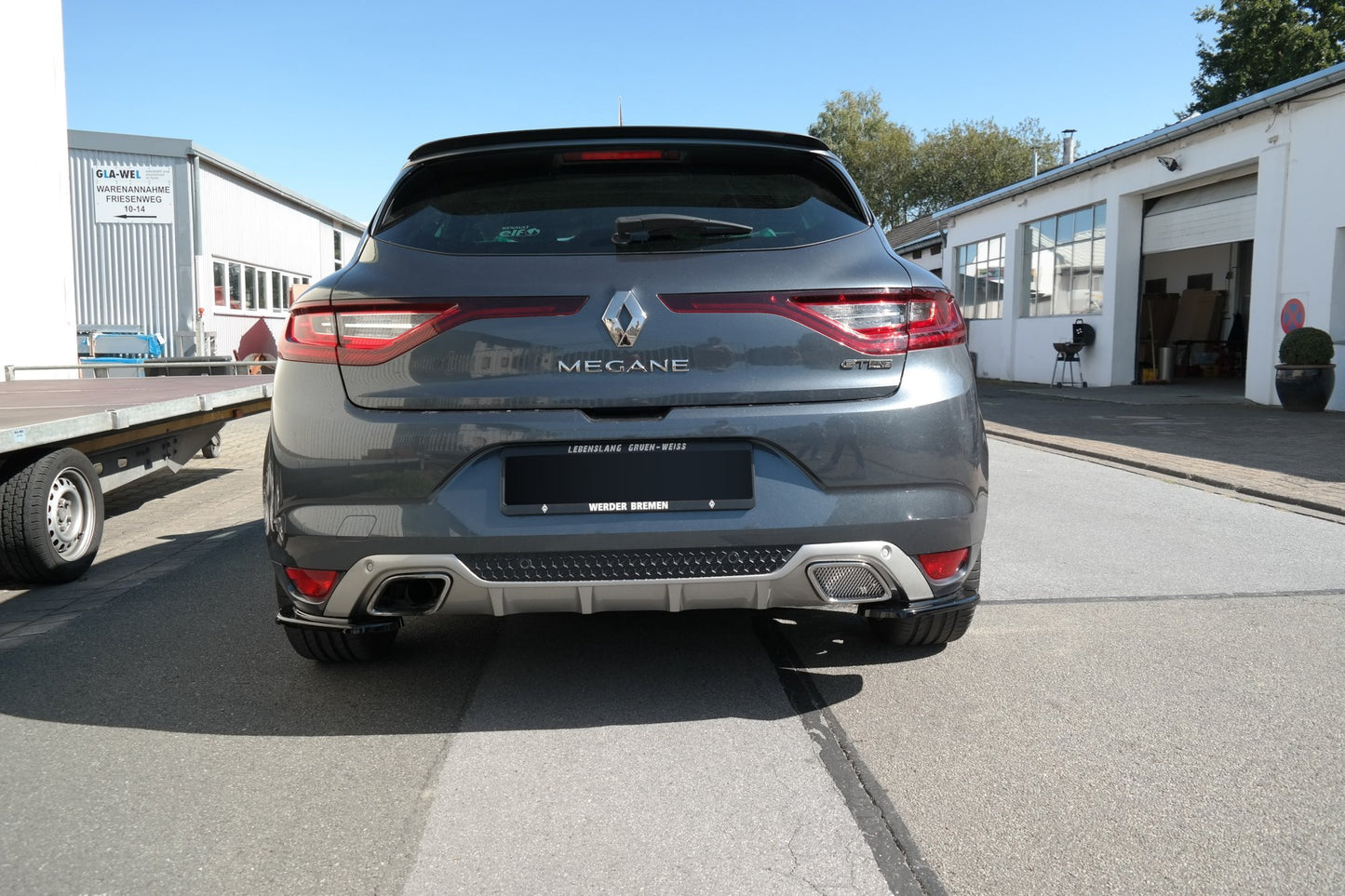 Rear side splitters renault megane mk.4 gt-line