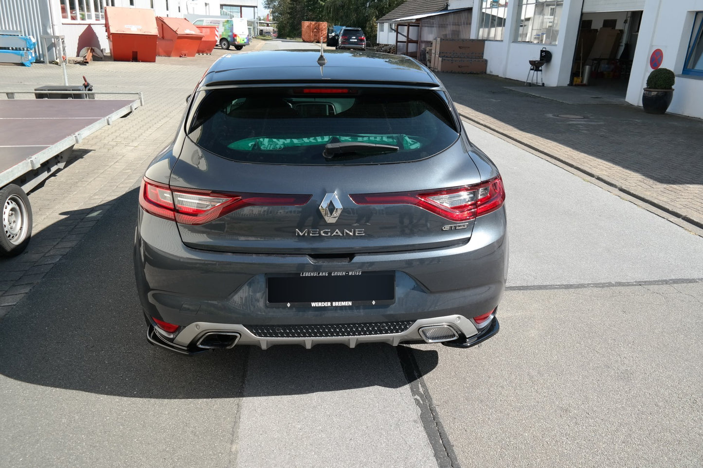 Rear side splitters renault megane mk.4 gt-line