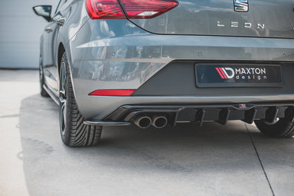 Rear side splitters seat leon mk3 fr facelift