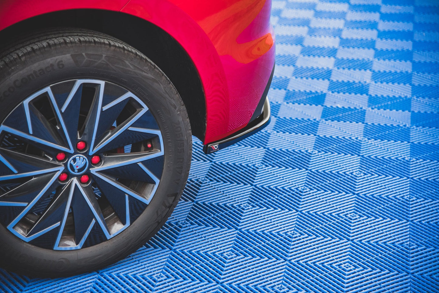 Rear side splitters skoda kamiq mk1