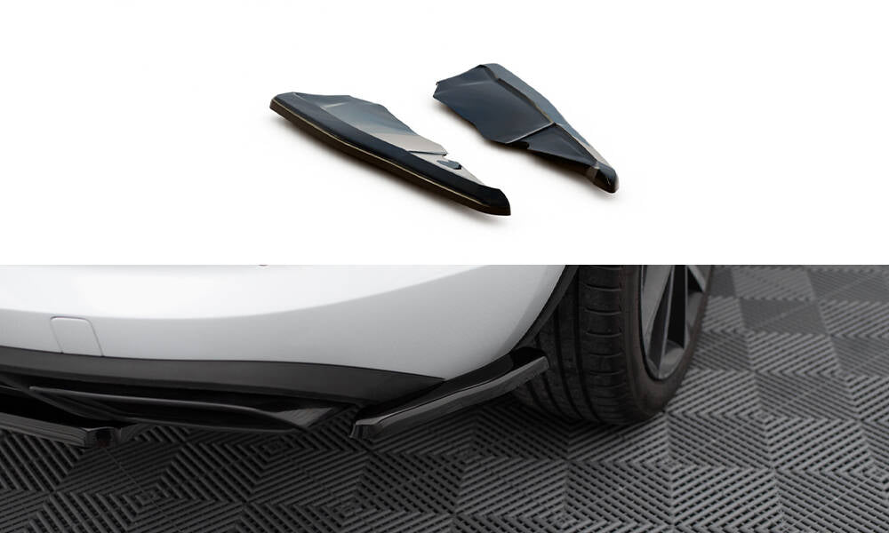 Rear side splitters skoda kodiaq rs mk1 / mk1 facelift