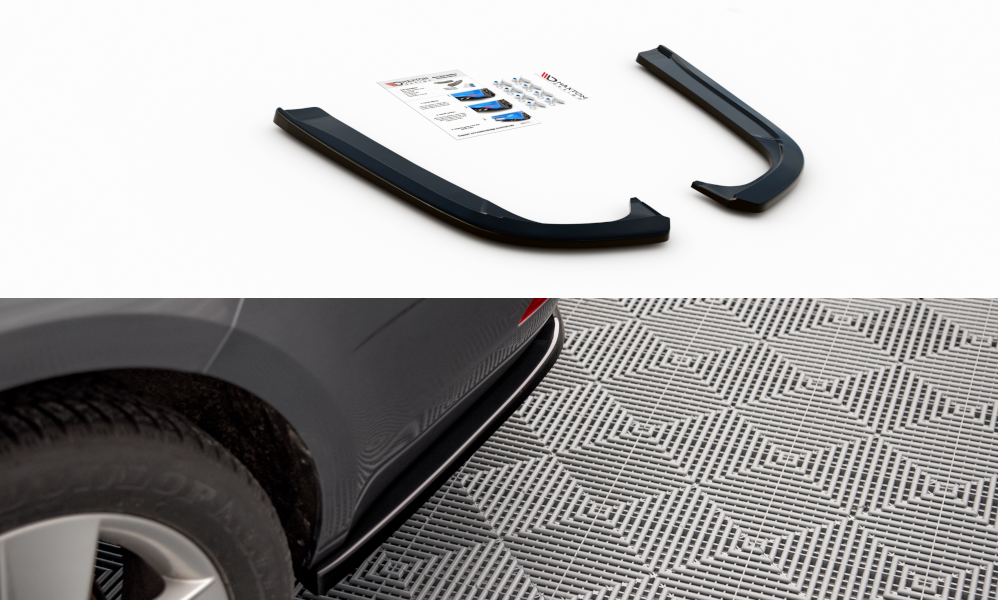 Rear side splitters skoda octavia mk3 facelift