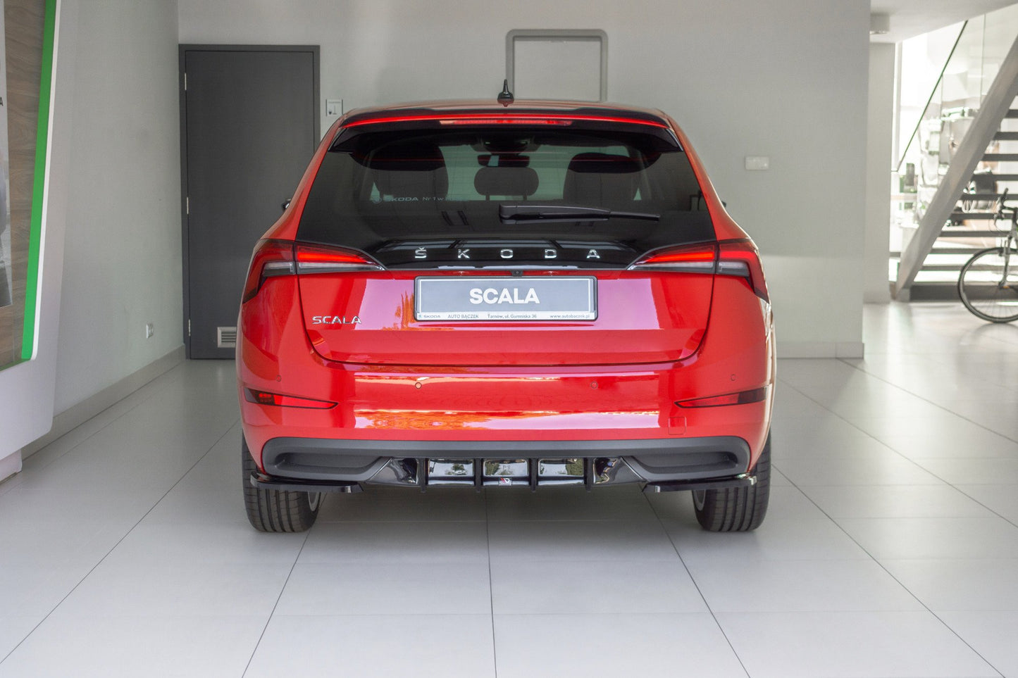 Rear side splitters skoda scala