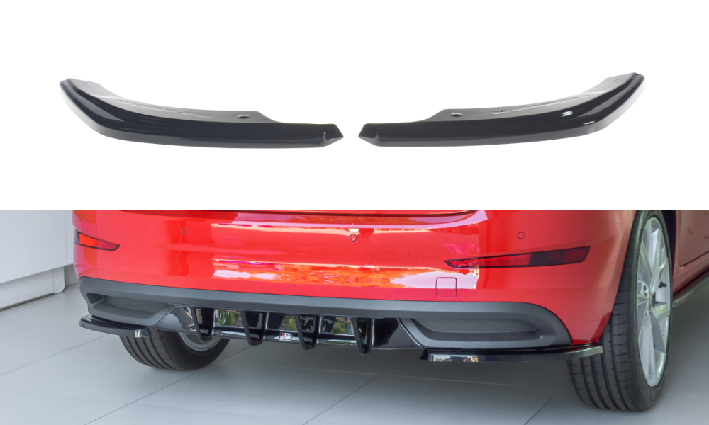 Rear side splitters shoe scala
