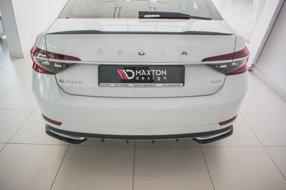 Rear side splitters skoda superb liftback / combi mk3 facelift