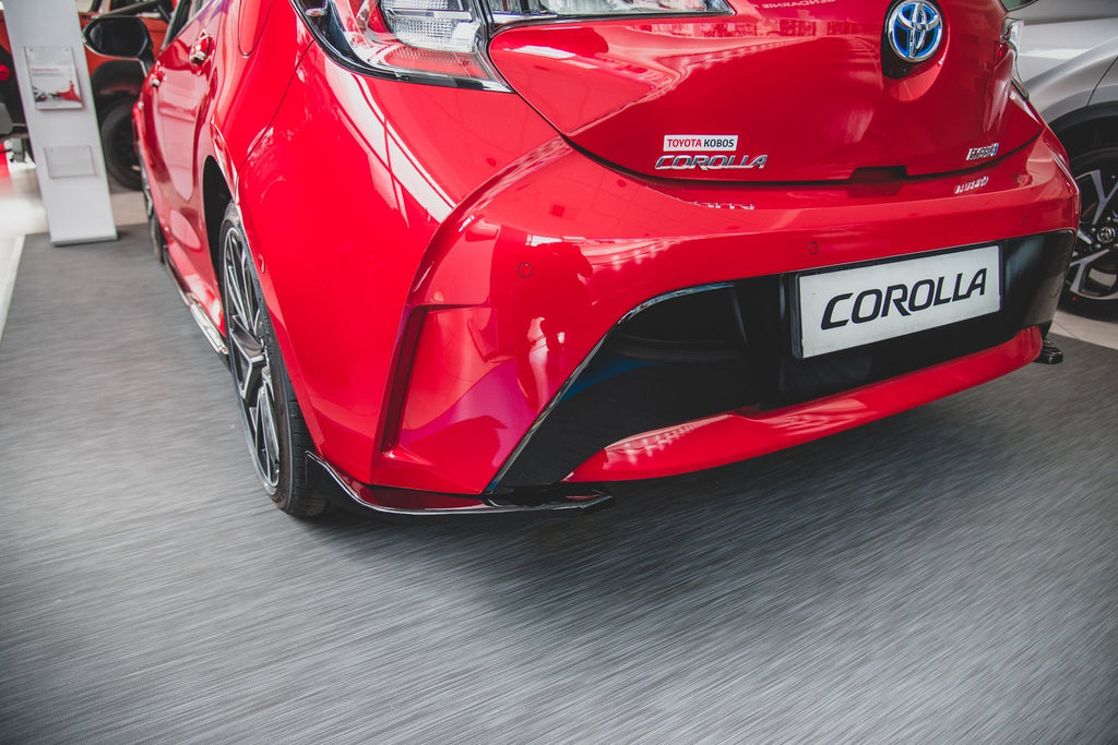 Rear side splitters toyota corolla xii hatchback