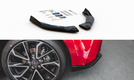 Rear side splitters toyota corolla xii hatchback