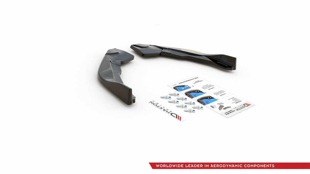 Rear side splitters toyota corolla xii hatchback