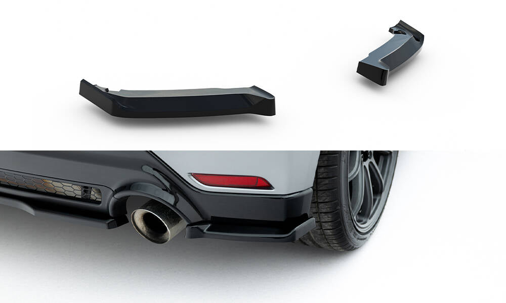 Rear side splitters toyota gr yaris mk4 facelift