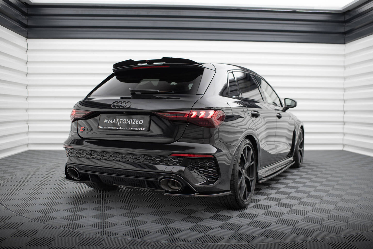 Rear side splitters v.1 audi rs3 sportback 8y
